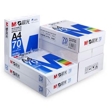 蓝晨光 A4 70g 纯白 5包/箱 复印纸