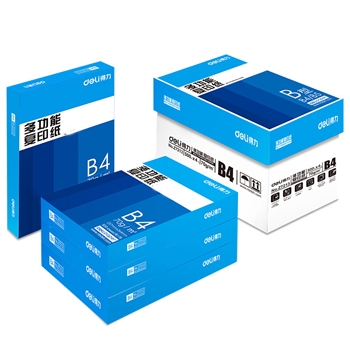 得力 莱茵河 B4 70g 纯白 4包/箱 复印纸